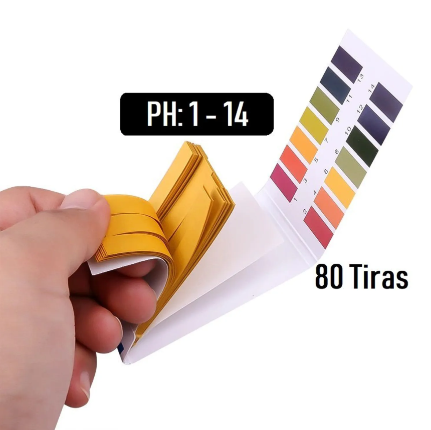 Papel prueba PH phmetro suelo agua acuario